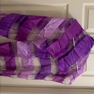 Purple scarf